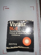 VIVITAR SL-2 REMOTE WIRELESS SLAVE FLASH TRIGGER NEW WITH BOX Vintage