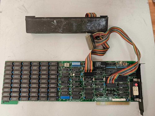 Rare IBM /PC QUADRAM Rev 6K QUADBOARD ISA 8 BIT 256KB MEMORY BOARD FULL w/IO