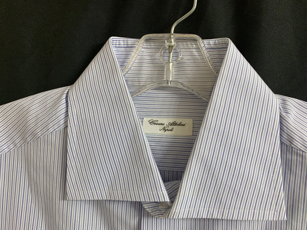Button-Down 100% Cesare Attolini Cotton Dress Shirts for Men for