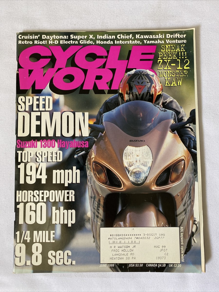 1999 June Cycle World Magazine David Edwards Cruisin Daytona Cuts