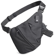 Concealed Carry Anti-theft Gun Holster Pouch Bag Pack Chest Sling Crossbody Bag