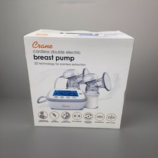 Crane Cordless Double Electric Breast Pump EE-9003 was Sealed, Opened For Pics 