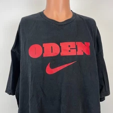 Nike Greg Oden T Shirt Mens Size 3XL Black Portland Trailblazers NBA Basketball
