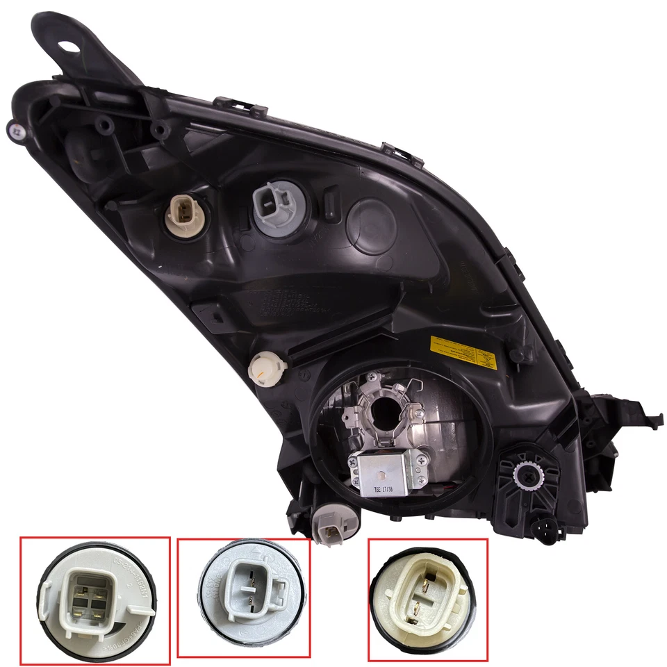 Headlight HID Type Left And Right Set For 2004-2005 Toyota Prius - Image 2 of 4