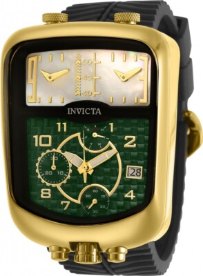 Invicta 29705 Men's 42mm S1 Rally Dakar Chronozone Gold Case Triple Time Watch