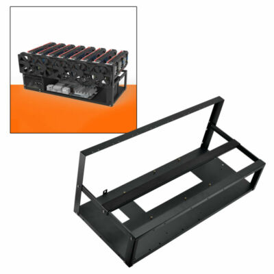6/8 GPU Mining Rig Frame Rack Miner Ausrüstung Zubehör Werkzeuge Bracket DHL