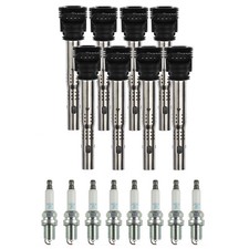 NGK 8 MOD Ignition Coils Laser Platinum Spark Plugs Kit For Audi RS5 4.2 V8 CFSA