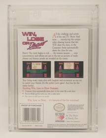 Win, Lose or Draw (Nintendo NES) New, Factory Sealed - VGA Graded 85+ NM+