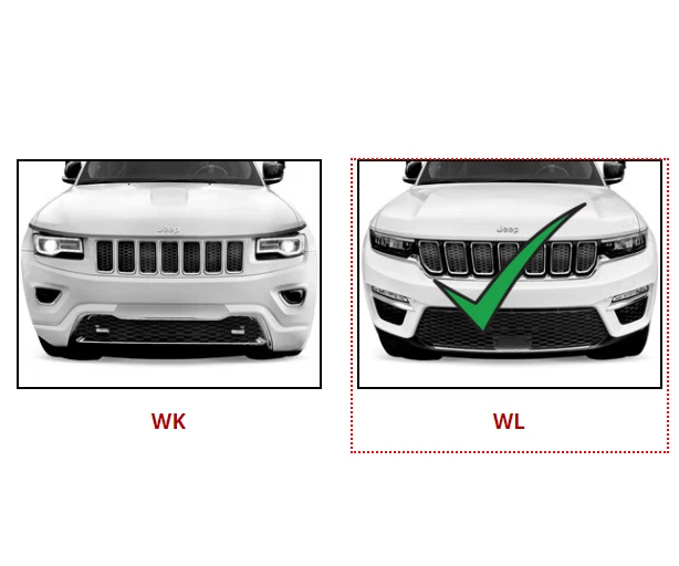 Red de carga de malla estilo sobre maletero trasero para Jeep Grand Cherokee L 2021-2025 WL Foto 2 de 4