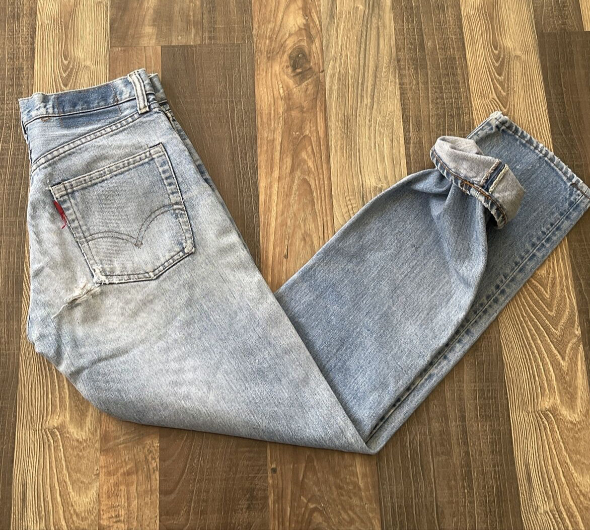 60s Levi's 505 BIG E Original Vintage Blue Jeans Actual fit 60s Levi's 505 BIG E Original Vintage Blue Jeans Actual fit
