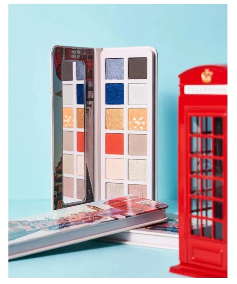 Lot Of 3 Essence Welcome To London 12 Pan Eyeshadow Palette Orange Blue Neutral - Image 4 of 4