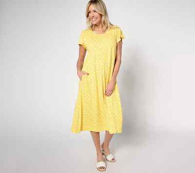 knee length dresses for ladies The Scoop Neck Midi Dress – The Standard Stitch main image 1