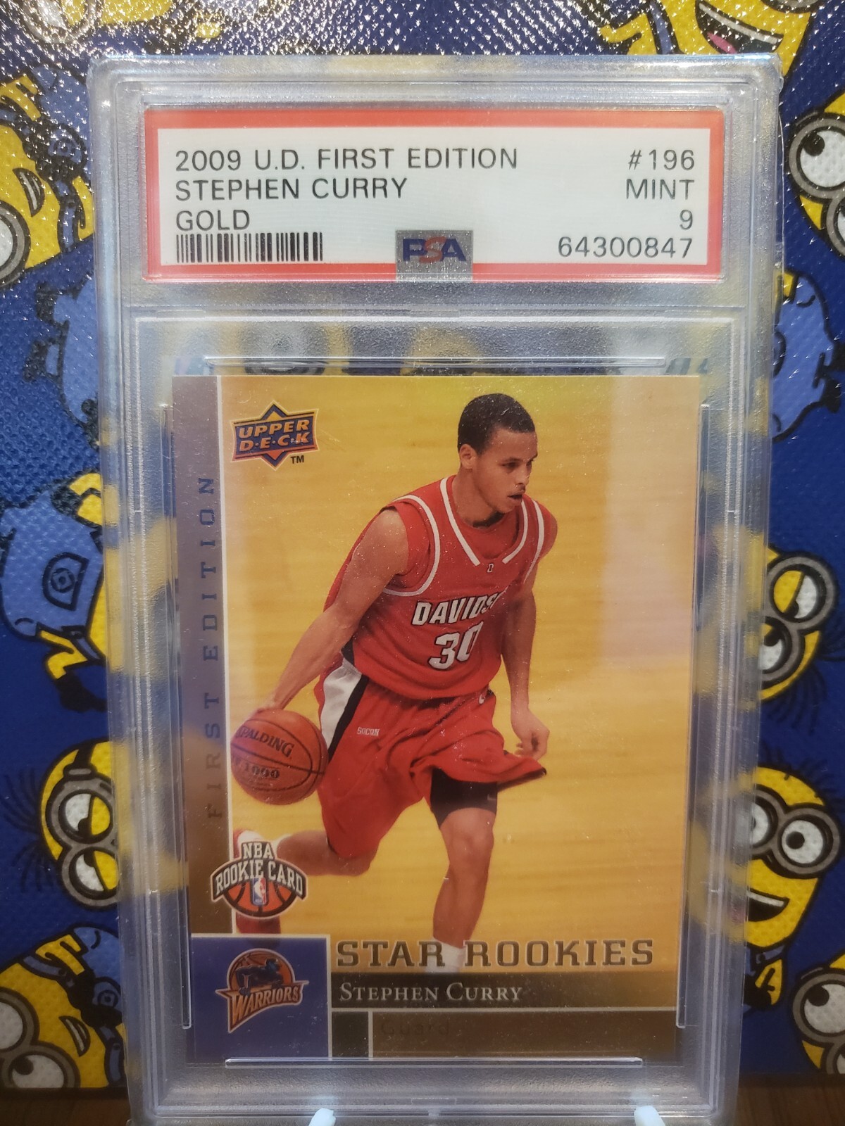 2009-10 Upper Deck First Edition Gold Stephen Curry PSA 9 #196