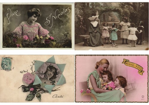 LADIES ROMANTIC GLAMOUR 1000 REAL PHOTO Vintage Postcards (Part 2.) (L2958) - Picture 12 of 12