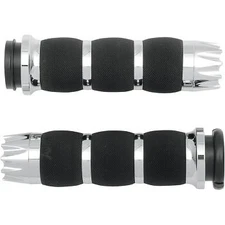 AVON GRIPS AIR-90-FLY-EX Chrome Excalibur Air Cushioned Grips for TBW Electronic