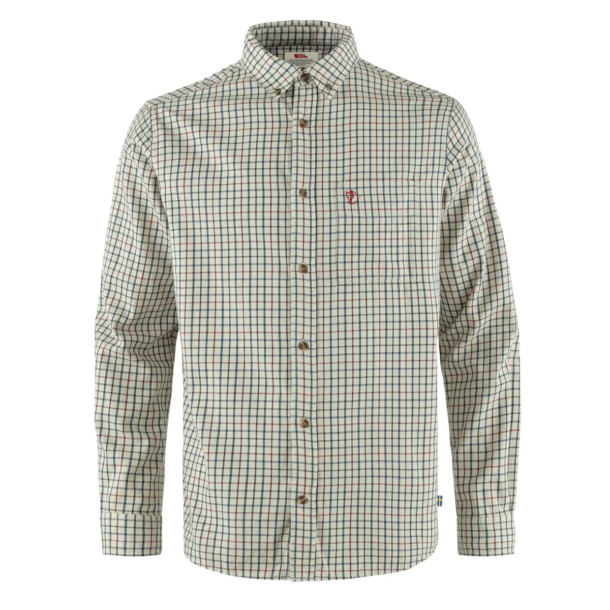 New Fjallraven Sormland Lite Flannel Shirt Chalk White Dark Navy