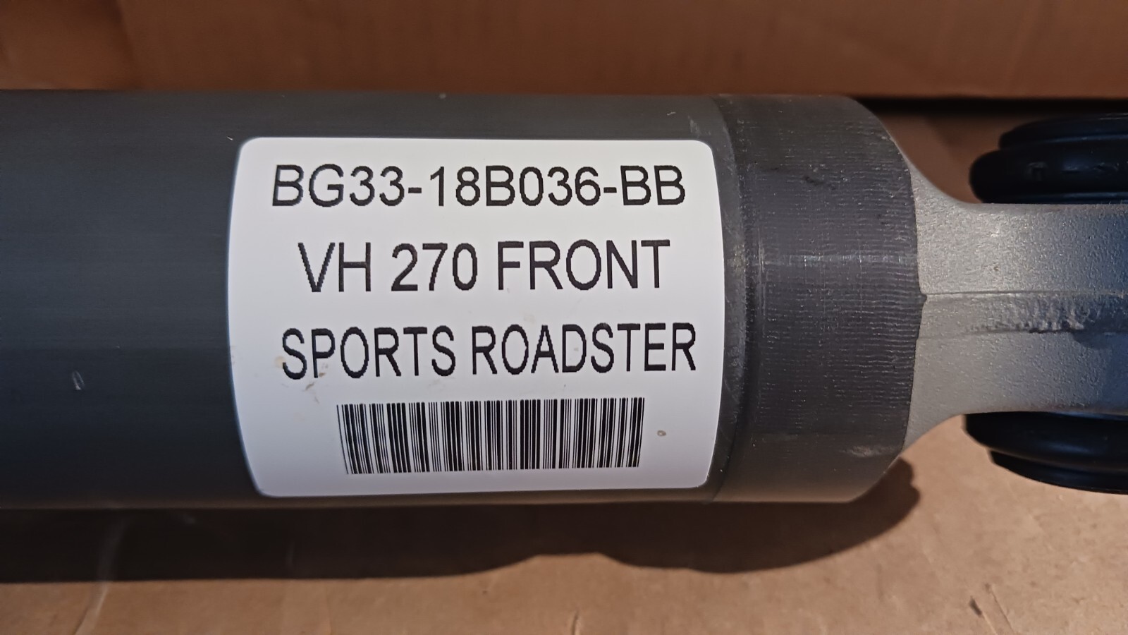 Aston Martin DAMPER ASSEMBLY FRONT CONVERTIBLE - BG3318B036BB