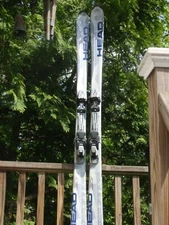 1 PAIR OF 170 CM  HEAD MPULSE 3.70 DOWNHILL SKIS & MARKER M 1000  BINDINGS