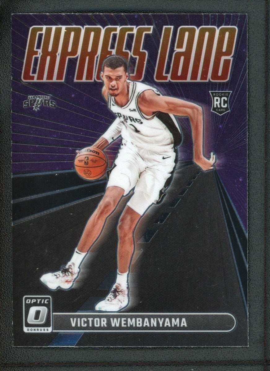 2023-24 VICTOR WEMBANYAMA PANINI DONRUSS OPTIC EXPRESS LANE ROOKIE