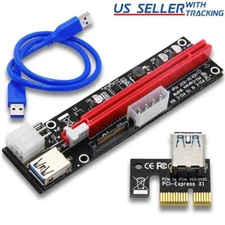 PCI-E 1x to 16x Powered USB3.0 GPU Riser Extender Adapter Card