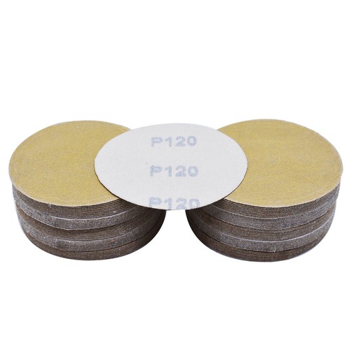 100Piece 5Inch NO-Hole Sanding Disc Flocking Sandpaper Hook Loop Grit 60-320 New - Picture 13 of 16