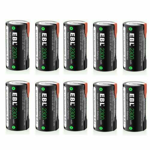 2-20 Packs SC Sub C 2300mAh 1.2V NiCD Rechargeable Battery W/Tab For Power Tools - Picture 14 of 19