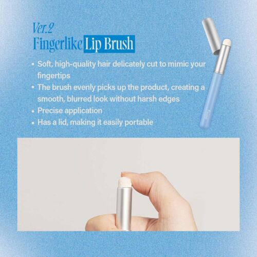 Fingerlike Silicone Lip Brush | Multi-purpose Makeup Blending Brush with Lid - Picture 4 of 5