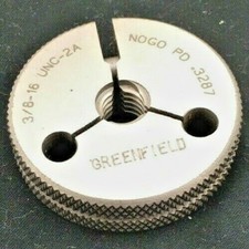Greenfield 3/8-16 Thread Gage UNC-2A NOGO P.D. .3287 - Double Ring 2 Thread
