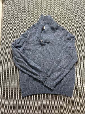 joseph Abboud shawl collar gray sweater men 2XL wool blend
