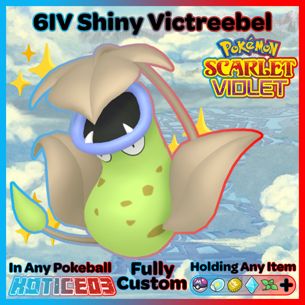 ✨ Shiny Victreebel 6IV ✨ Pokemon Scarlet & Violet 🚀 Fast 🚀 | eBay