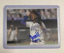 2021 Topps Stadium Club Carlos Hernandez #SCBA-CH RC Auto Kansas City Royals