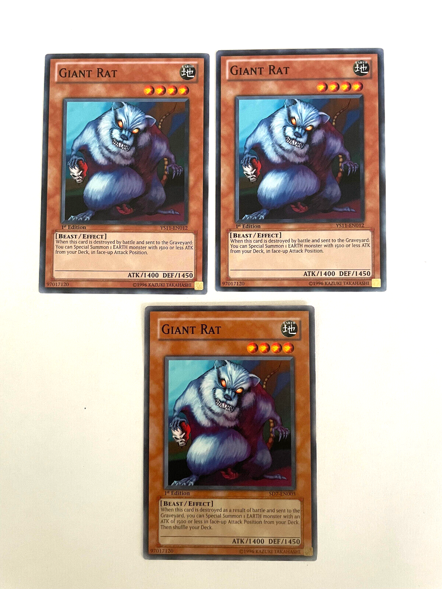 rat yugioh card Number 56: Gold Rat - 2013 Zexal Collection Tin