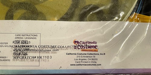 Bumble Bee Dress Halloween Costume Child Youth M 8-10 Little Honey California Co - Picture 4 of 8