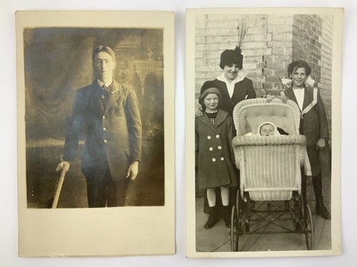 RPPC Real Photo Post Cards Portrait Lot Of 9 Made In Canada 462B - Picture 7 of 9