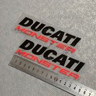 motorcycle fuel tank emblem decals car track badge stickers for Ducati Monster