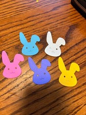 Easter Bunny Paper Die Cut Embossed Cardstock Pieces scrapbooking