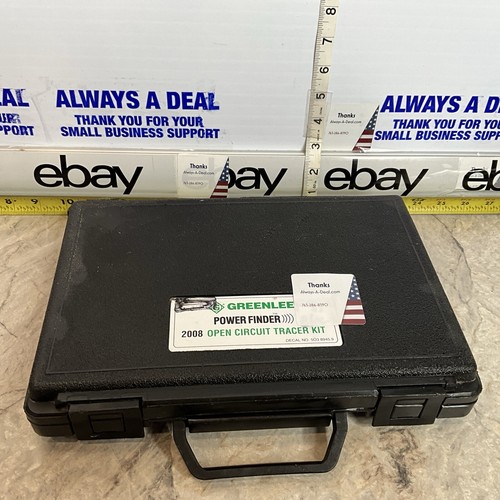 Greenlee POWER FINDER 2008 Open Circuit Tracer Kit *TESTED WORKS NEW 9V CLEAN - Picture 11 of 12