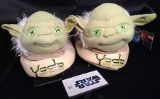 NWT Boy Girl Disney STAR WARS   YODA Slippers 7/8 toddler Sleepwear NEW