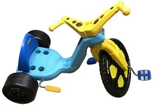 The Original Big Wheel 16" Spin-Out Racer -  with Hand Brake Version Teal/Yellow