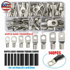 Large Wire Terminal Crimping Tool 6-50mm² Cable Lug Crimper with 140PCS Wire Lug