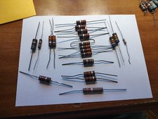 20 NOS Allen-Bradley  ohm  Carbon Comp Resistors  No TEST From Electric Shop