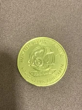 1976 Jerusalem Temple A.A.O.N.M.S Green Aluminum Mardi Gras Doubloon