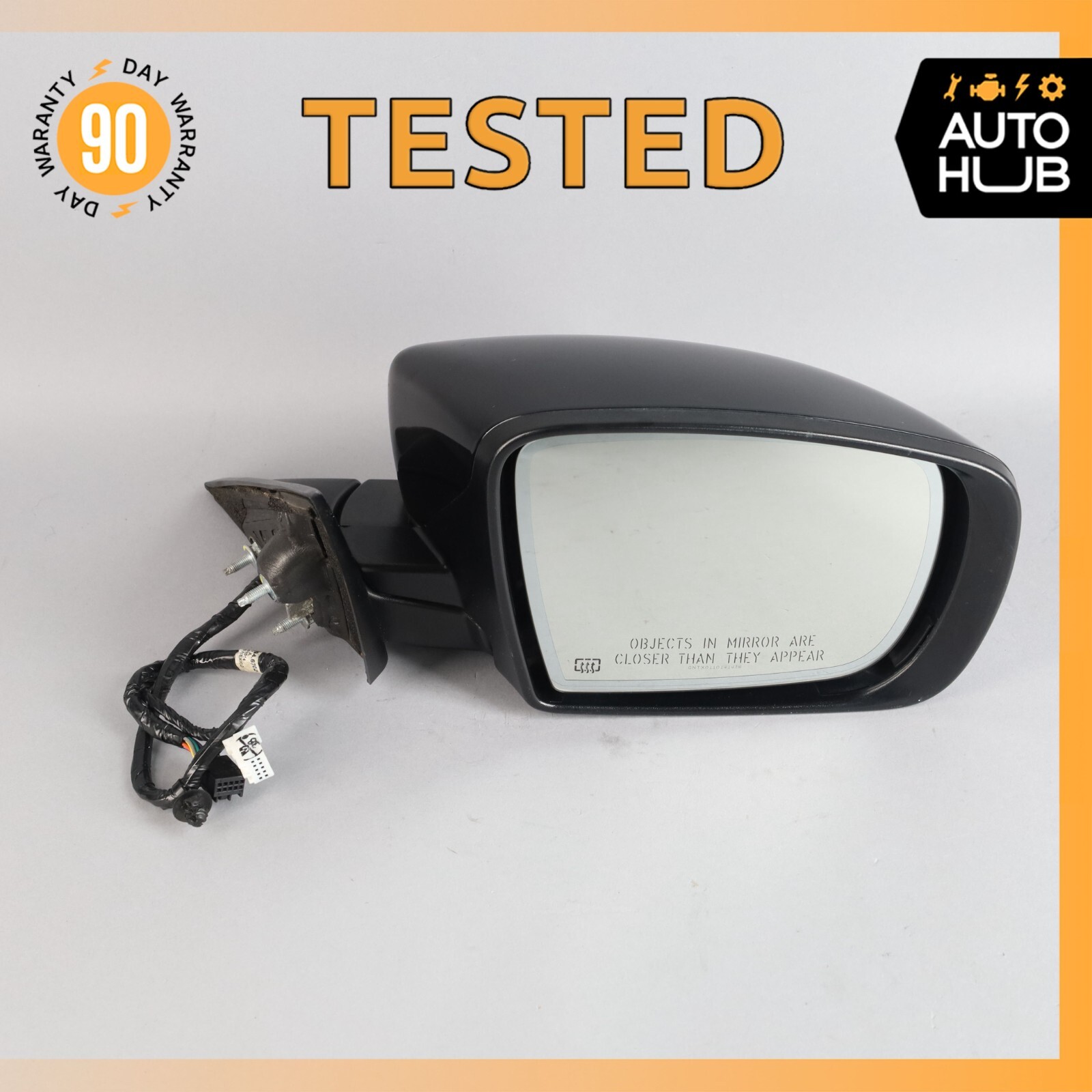 14-17 Maserati Quattroporte S Q4 Ghibli Right Side Rear View Door Mirror OEM