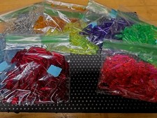 Lot of 603 HASBRO Lite Brite Replacement Pegs And 35 Sheets