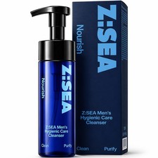 Men's Foaming Intimate Wash, pH Balanced Cleanser with Cooling Menthol  Amin...