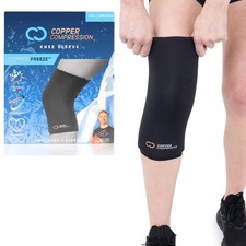 Copper Compression CopperFreeze Knee Sleeve Hot Cold Therapy