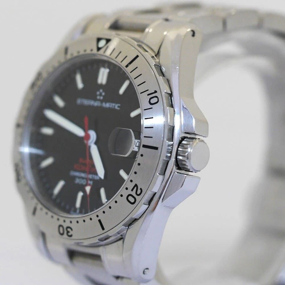 Eterna Matic Super Kontiki Diver 300m Automatic Date Chronometer Men's Watch - image 3 of 4