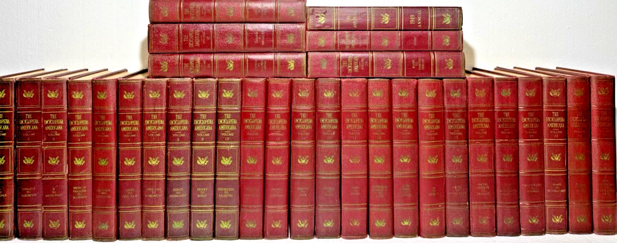 Encyclopedias Americana 1900-1949 Antiquarian & Collectible Books