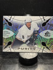 Teemu Selanne #P-54 2022-23 SP Game Used Purity Anaheim Ducks