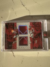 2025 Panini Authentically Patrick Mahomes  + Justin Watson Dual Patch /25 Chiefs